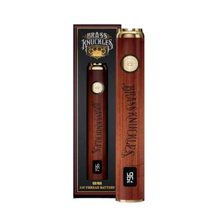 Brass Knuckles 510 Thread OG Battery – Wood