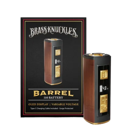 Brass Knuckles Barrel 510 Thread Battery